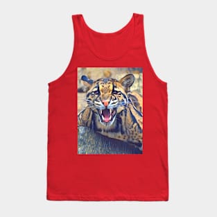 Clouded Leopard Tank Top